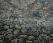 Hüllen aufsteigend blau